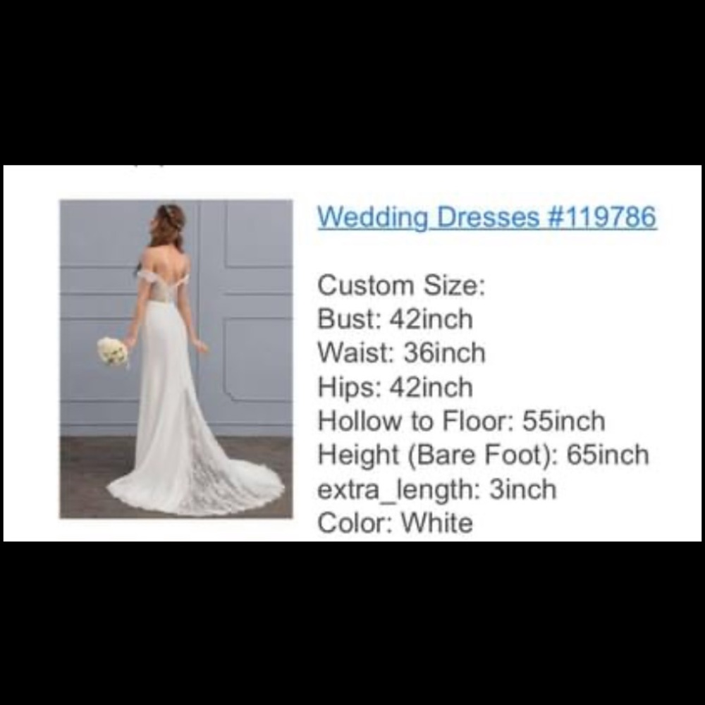 Wedding dress